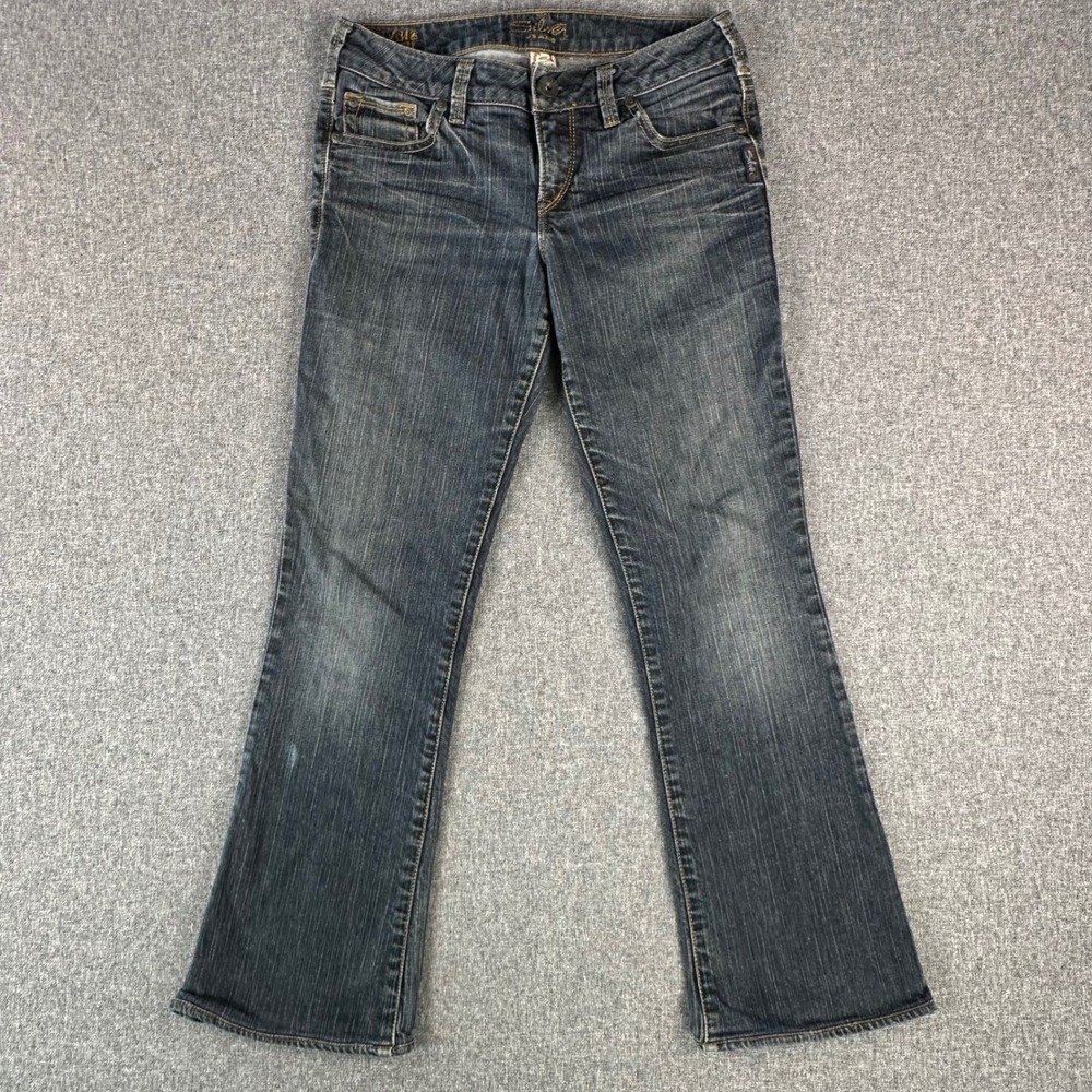 Silver Jeans Co. Jeans Womens 27 Aiko Bootcut Blue Dark Wash L9538SPI436